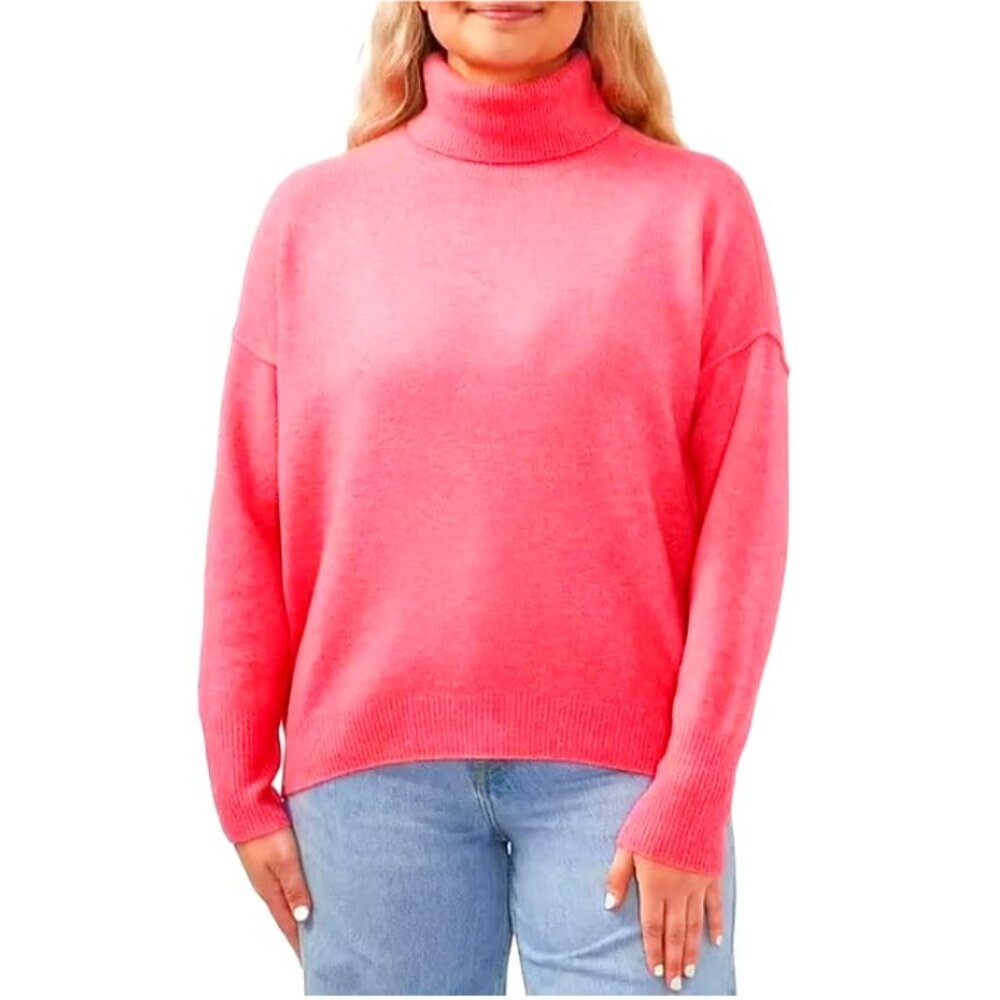 Vince Camuto Womens Longsleeve Tight Knit Turtleneck Sweater XXL Oversized NWT
